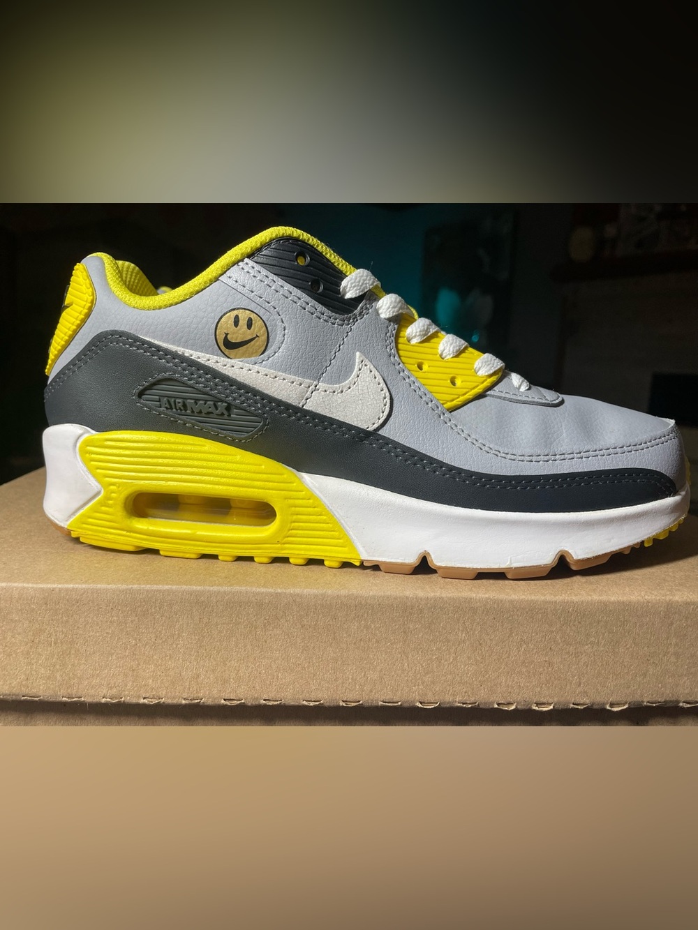 Nike Air Max 90 Leather 😬Go The Extra Smile 😬 5.5Y-7W